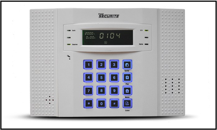 Appartement F3 Alarme Détecteur Ouverture Magnétique Capteur Mouvement  Sirène Intégrée Système Sécurité Connecté GSM 868MHz